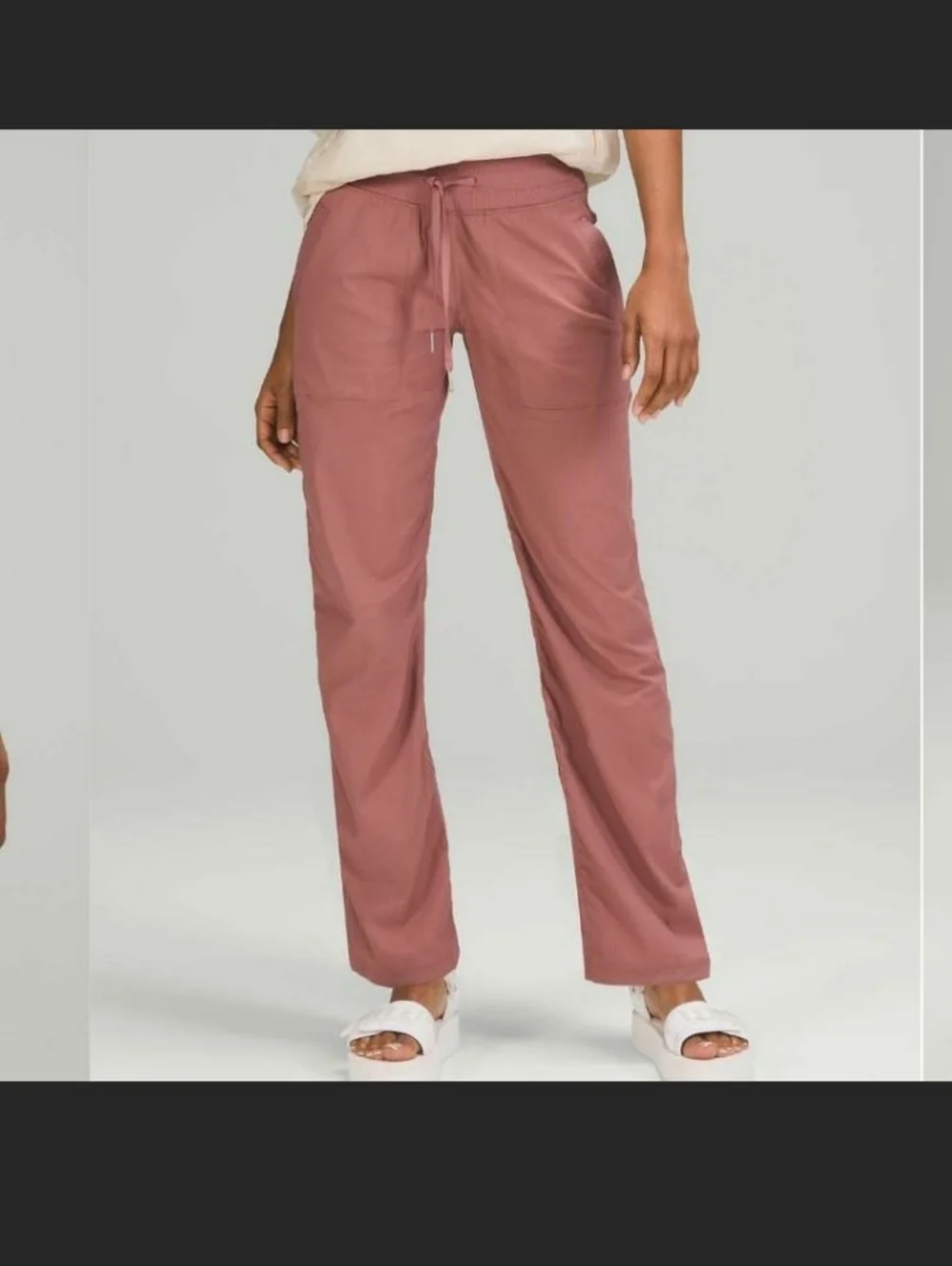 LULULEMON Dance Studio Pants Spiced Chai Purple/Pink Size 10 / Medium - Picture 6 of 8